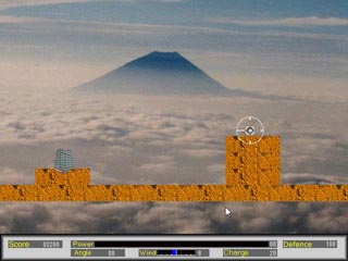 次の背景は雲海に浮かぶ富士山か（クリックで拡大）